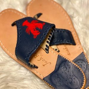 Jack Rogers lobster sandals. Size 7